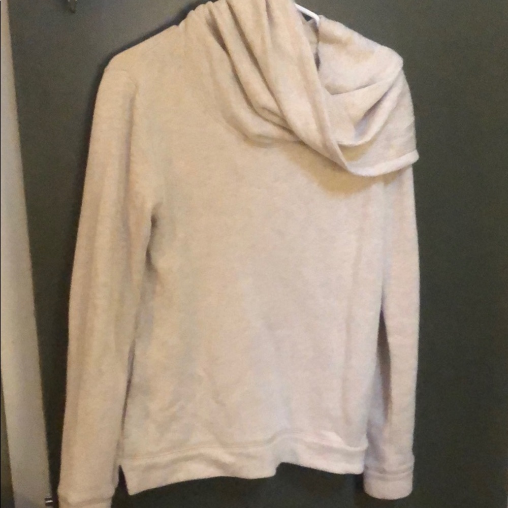 JCrew Tan Funnelneck Sweater